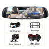 4.2-Inch Large Rear View Mirror Tachograph Dual Lens HD 1080P Automotive General Purpose Video Recorder